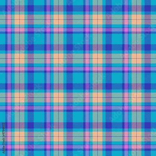 Colorful seamless tartan pattern