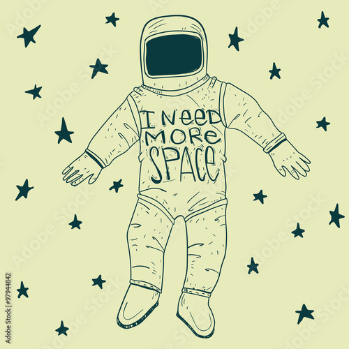 Astronaut in spacesuit