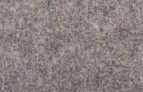 macro of grey felt texture for backgrounds