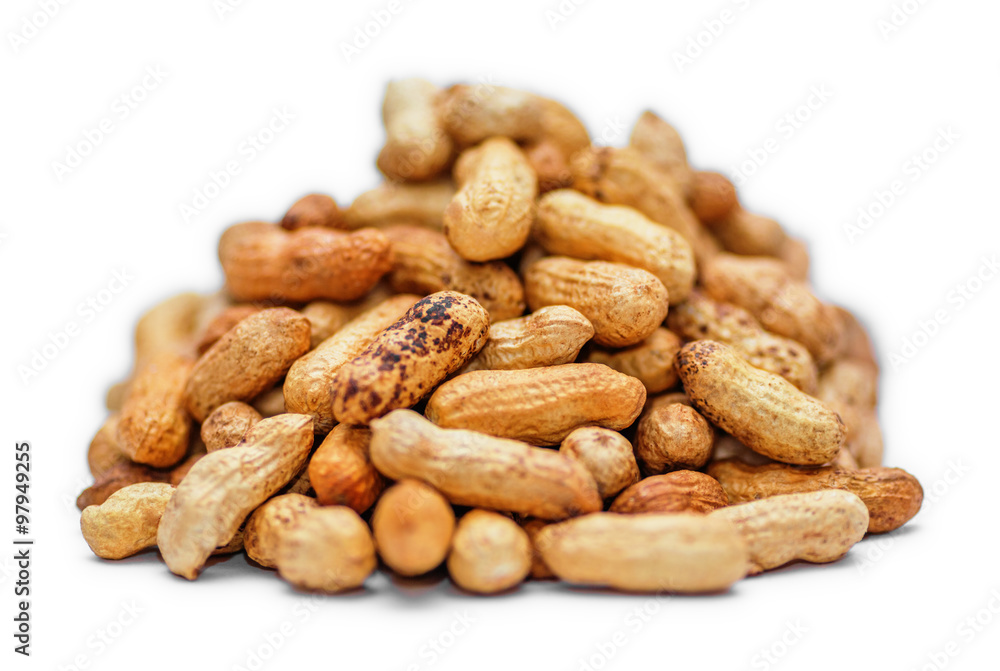 Pile of dried peanuts Pile of dried peanuts