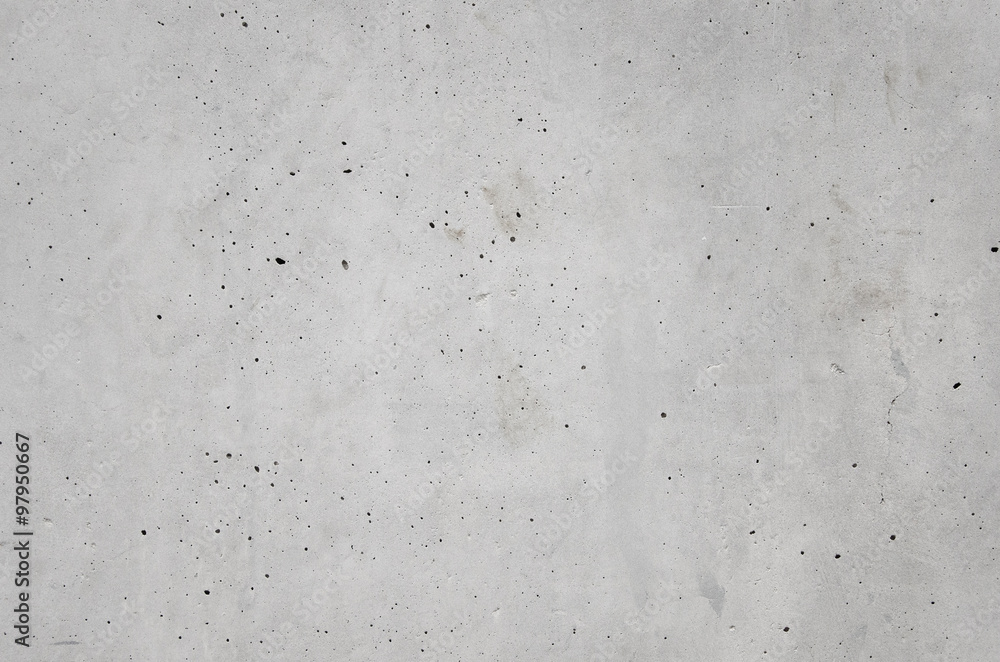 gray cast in place concrete with bubble hole texture background Stock