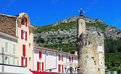 Quadro su tela Anduze dans le Gard