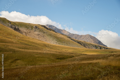 Majestic mountain landscapes of the Caucasian reserve