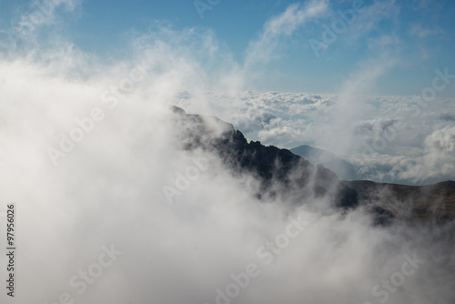 Majestic mountain landscapes of the Caucasian reserve