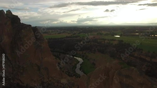 Aerial Oregon Smith Rock State Park
Aerial video of Smith Rock state Park in Oregon  photo