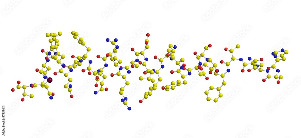 Molecular structure of Glucagon