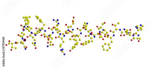 Molecular structure of Glucagon