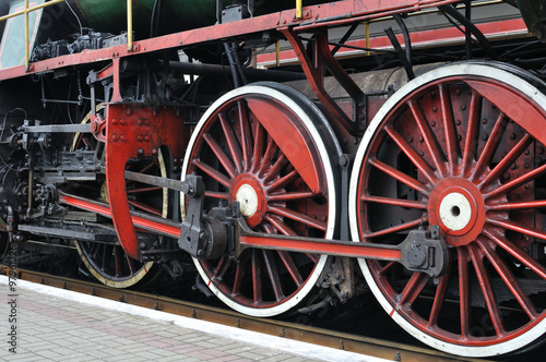 active steam locomotive
