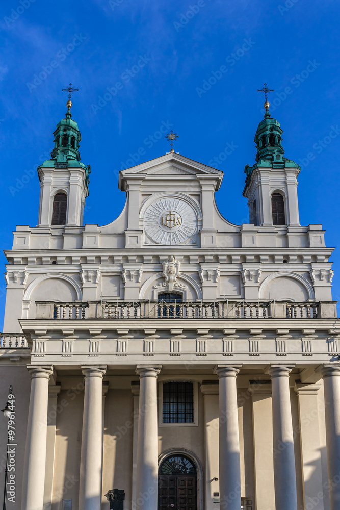 Cathedral of Saint John The Baptist, Lublin, Poland.