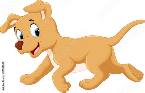 Cute dog cartoon