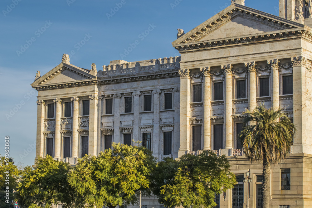 Legislative Palace of Uruguay in Montevideo