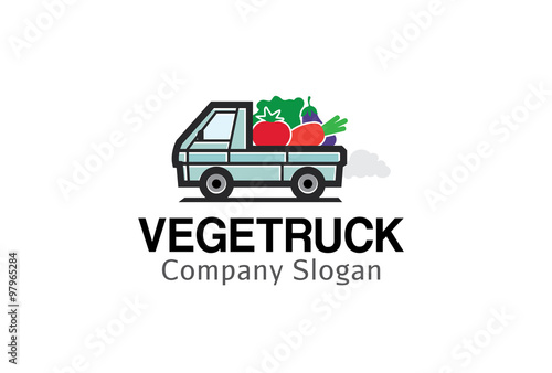 Vegetruck Design Illustration
