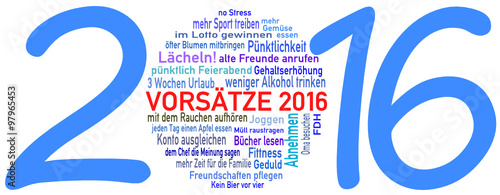 2016 Vorsätze Sylvester  #151212-03