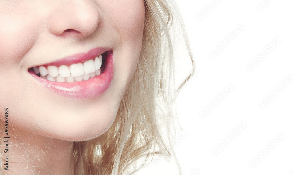 Woman smile. Teeth whitening. Dental care. Woman smile. Teeth whitening. Dental care.