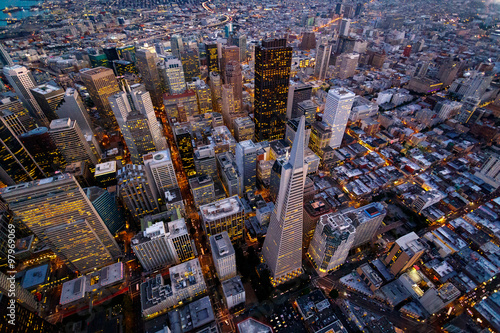 Aerial view of San Francisco photo