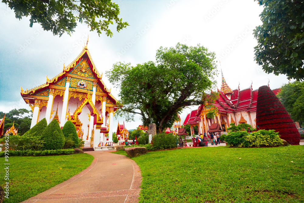 Wat Chalong Phuket Thailand temple