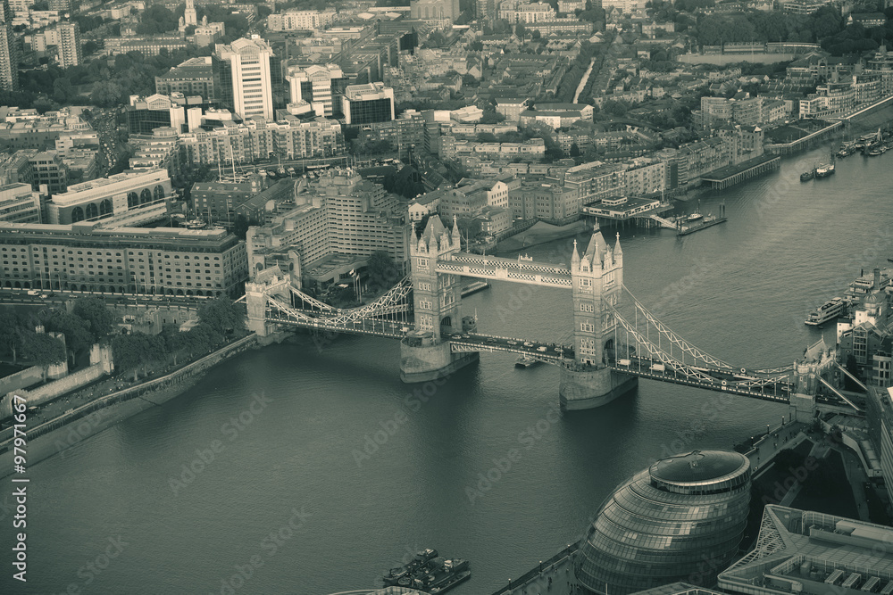 Naklejka premium London aerial