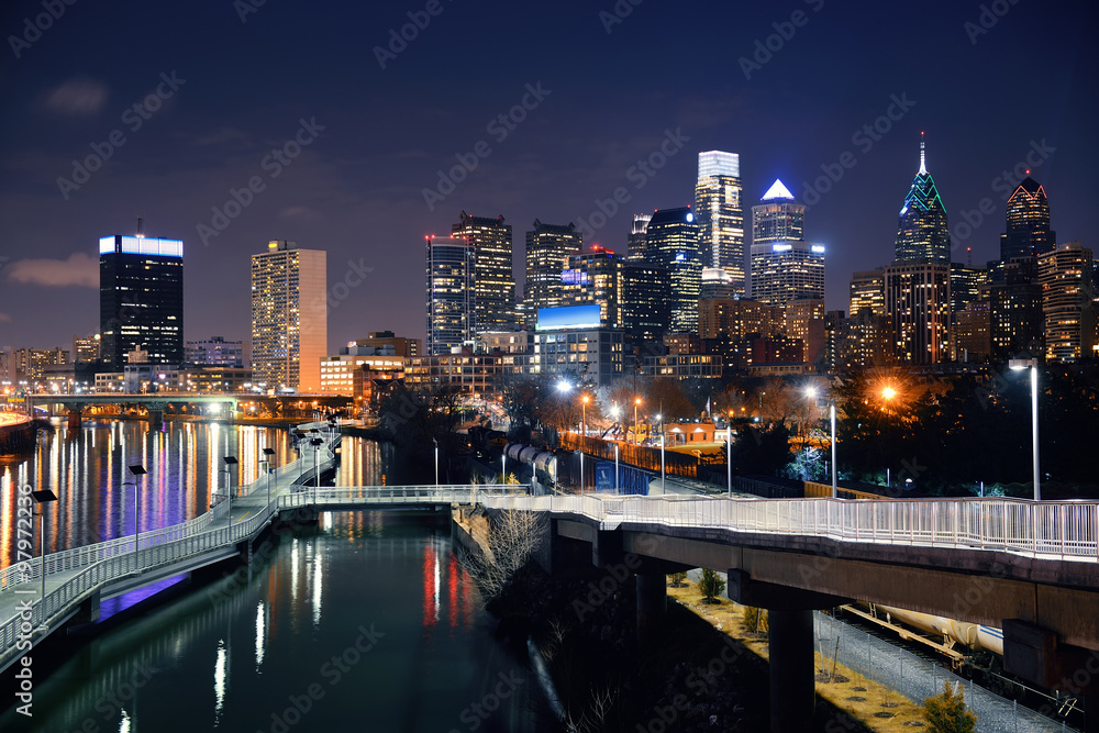 Obraz premium Philadelphia Skyline