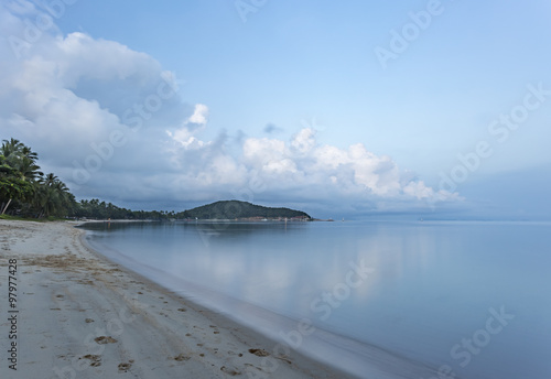 Early morning at  Lipanoi Beach. Ko Samui, Thailand photo