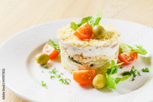 Layered salad