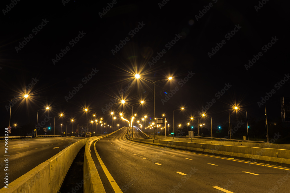 Street Expressway at night