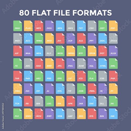 File Formats Icons