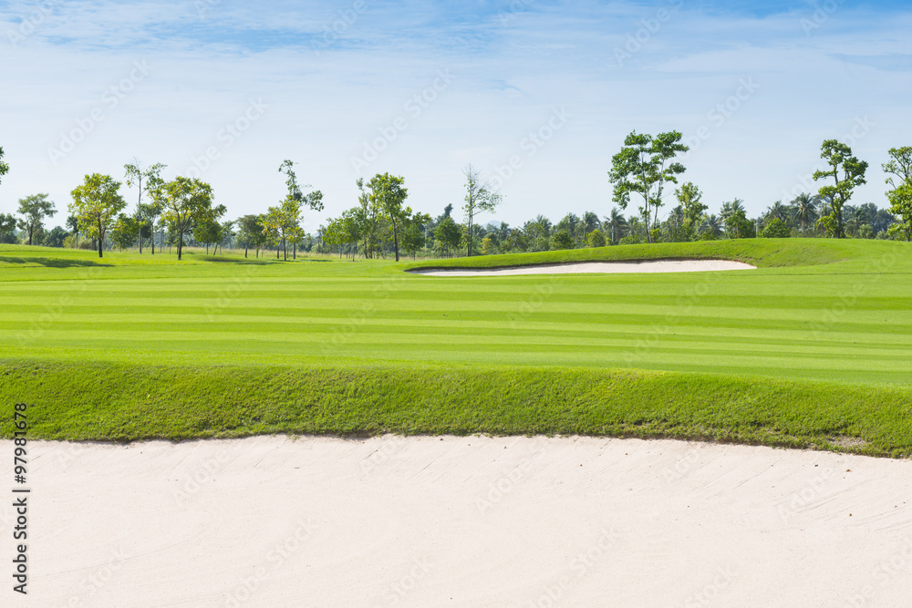 Obraz premium golf field