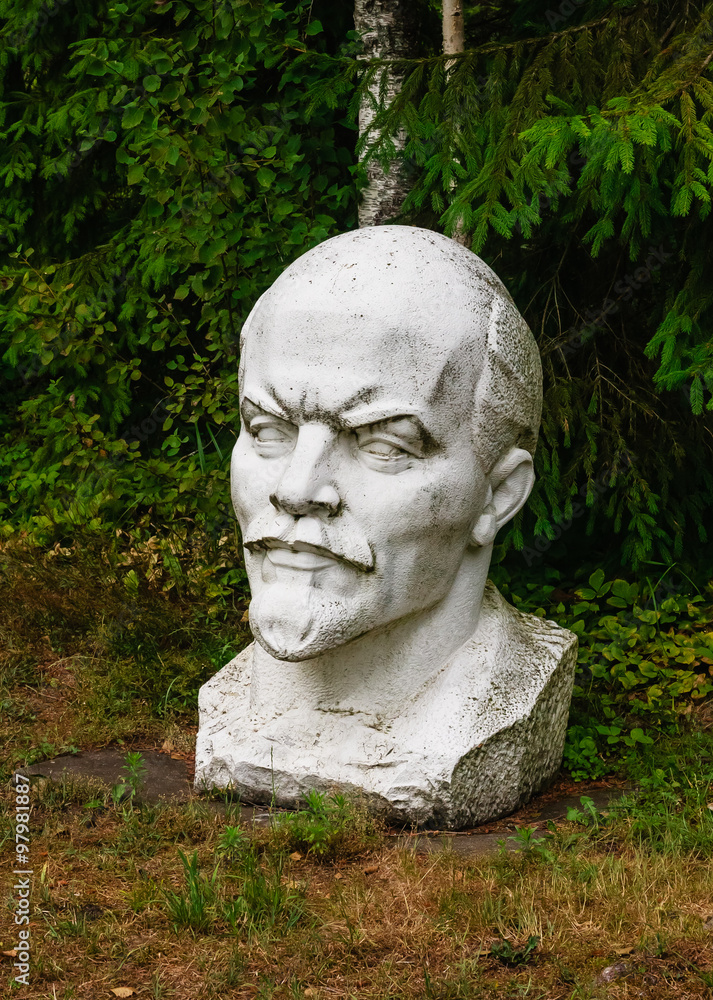 Bust of Lenin. Grutas Park. Lithuania