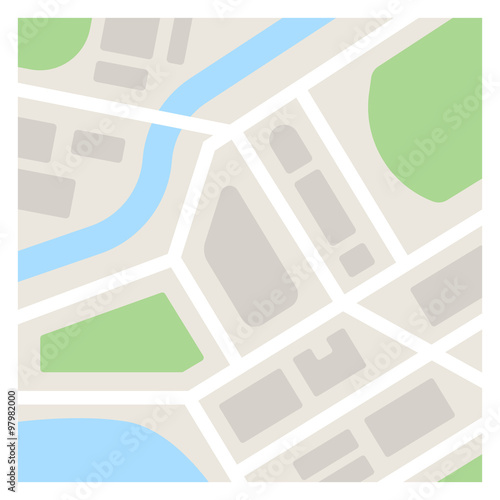 Simple Map Illustration