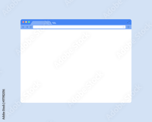 Flat Browser Window