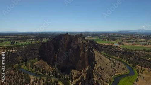 Aerial Oregon Smith Rock State Park
Aerial video of Smith Rock state Park in Oregon  photo