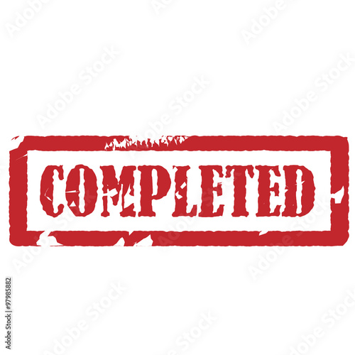 Completed stamp