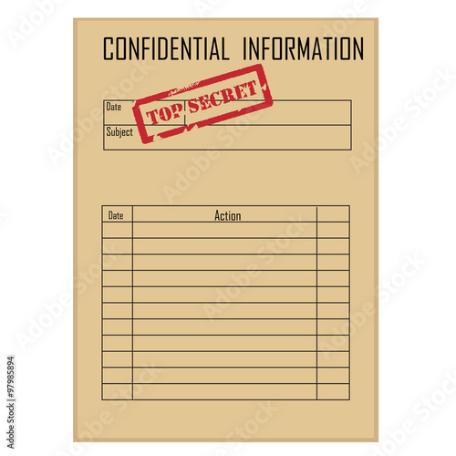 Top secret file