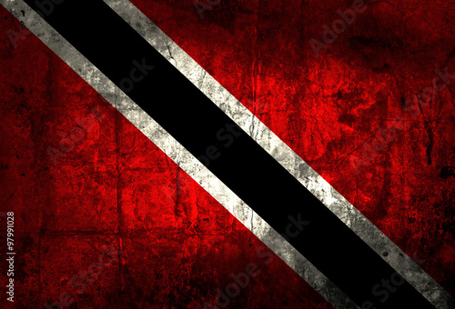 Grunge Trinidad and Tobago Flag 
