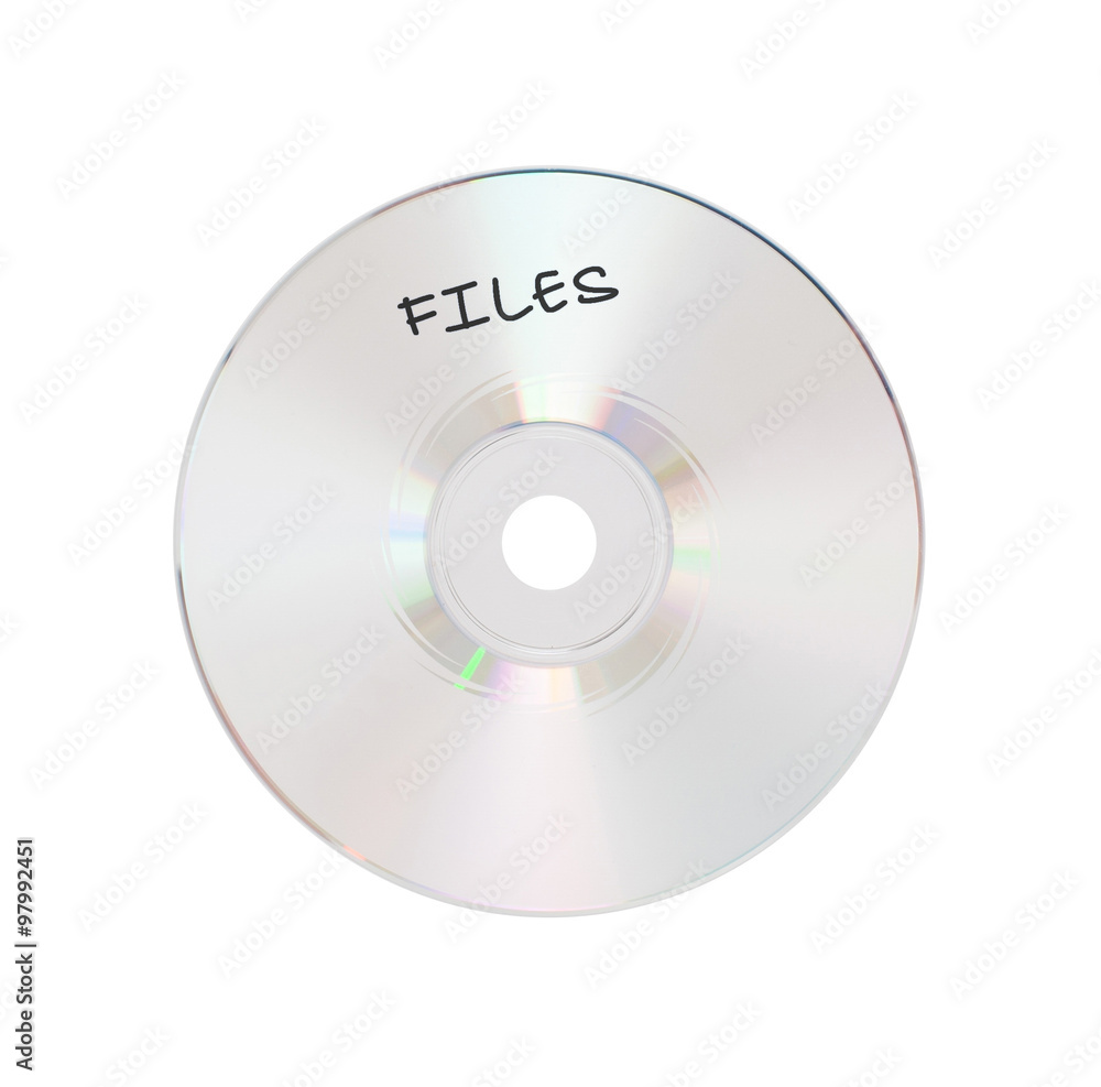CD or DVD isolated CD or DVD isolated