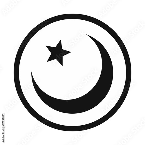 Islam symbol simple icon