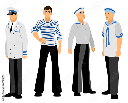 Four sailors set
