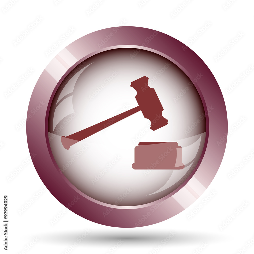 Judge hammer icon Judge hammer icon