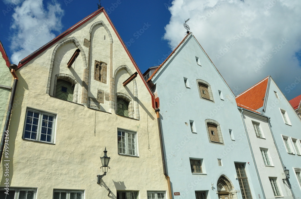 Tipicas casas en Tallin
