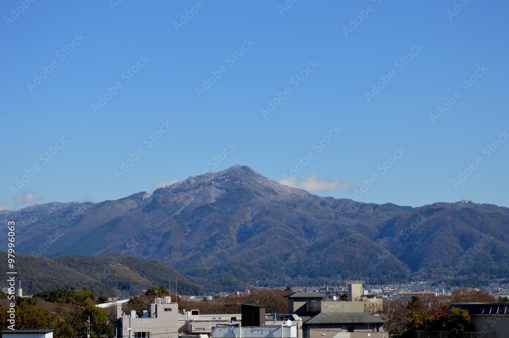 冠雪の比叡山