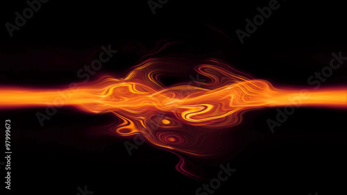 Photography Fractal light strands merge 10612