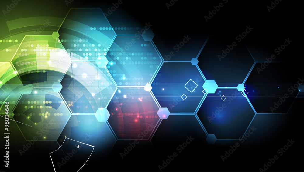 New future technology concept abstract background New future technology concept abstract background