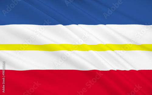 Flag of Mecklenburg-Western Pomerania is a federated state in no photo