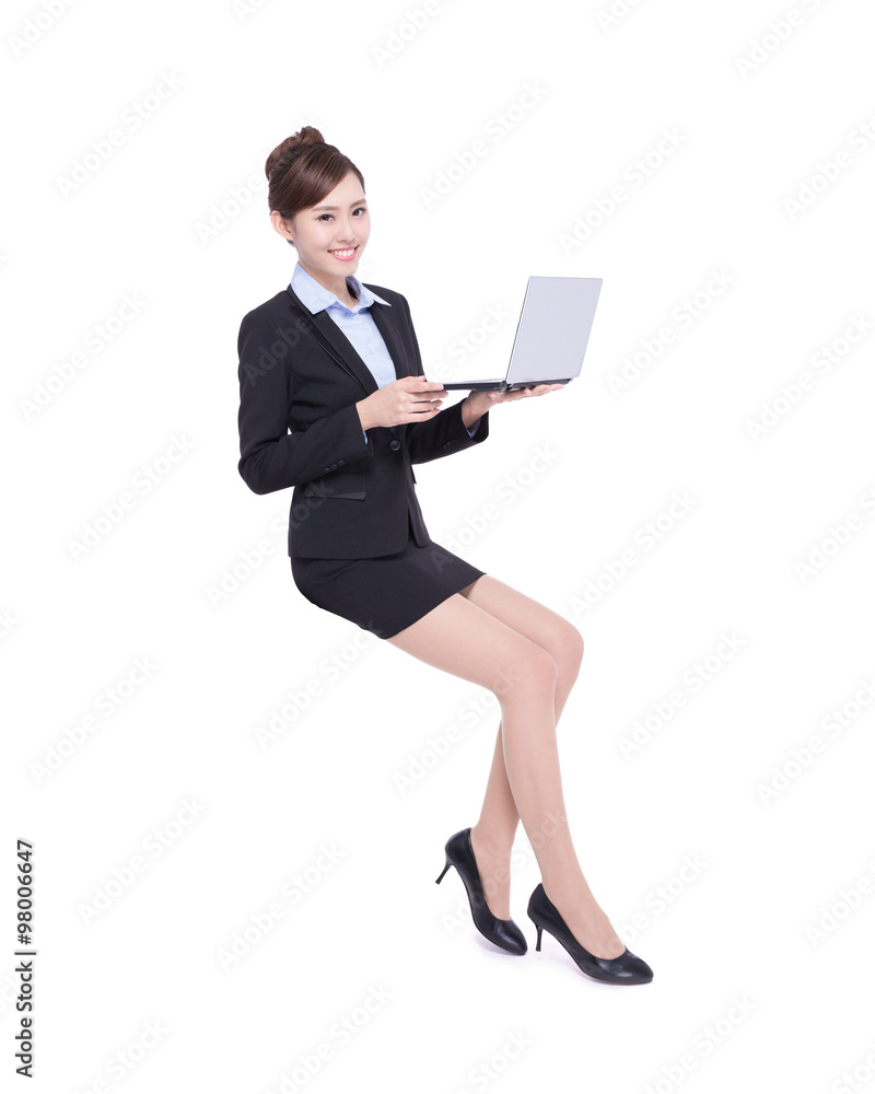 business woman sit business woman sit