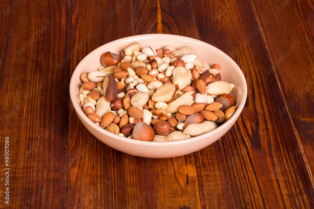 Assorted nuts in bowl Assorted nuts in bowl