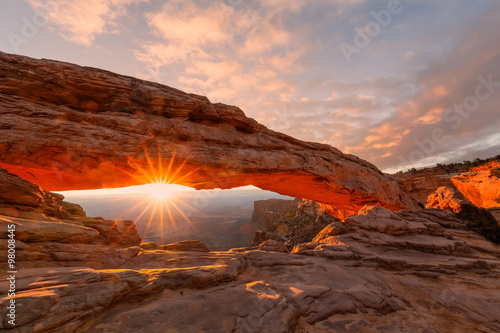 Sunrise at Mesa Arch Canyonlands N.P. photo