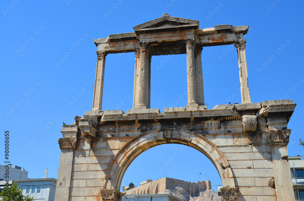 Hadrian's Gate in AThens Greece