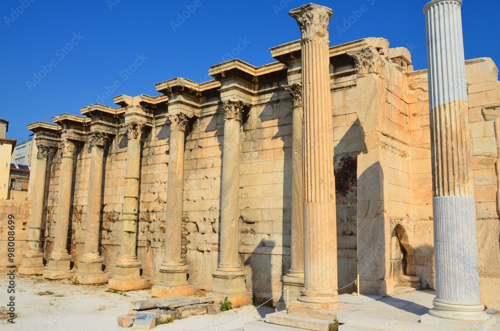 Hadrian's Library in Athrnes Greece