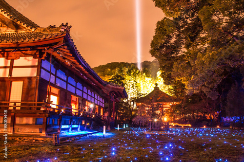 Shoren-in Temple light up 2015 Kyoto japan photo