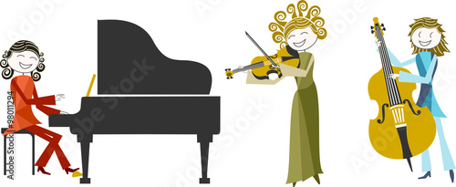 Groupe, bande de musiciens, musique